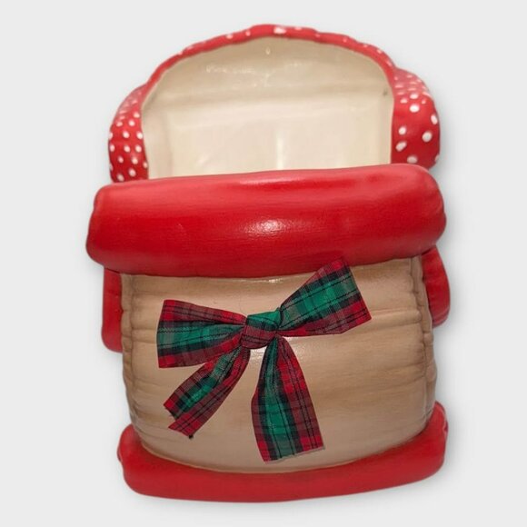 Vintage 1980s Kimple Ceramic Christmas Sleigh - Picture 2 of 9